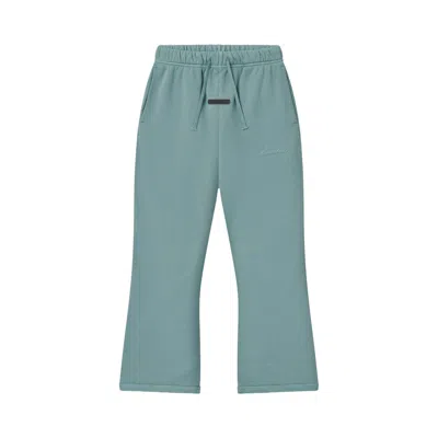 Pre-owned Essentials Fear Of God  Signature Flare Sweatpant 'faded Coastal' | Green | Kid's Size 10