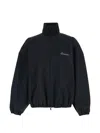 Essentials Signature Full Zip Track Jacket In Blue