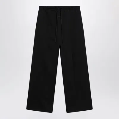 Essentials Fear Of God  Signature Lounge Sweatpants In Cotton Fleece, Black