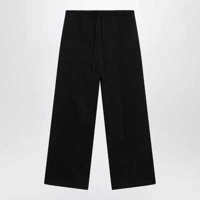 Essentials Fear Of God  Signature Lounge Sweatpants In Cotton Fleece, Black