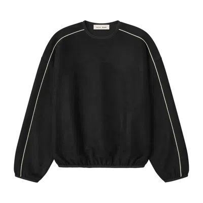 Pre-owned Essentials Fear Of God  Signature Modern Crewneck Sweatshirt 'vintage Black' | Men's Size Xl