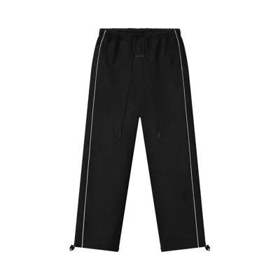 Pre-owned Essentials Fear Of God  Signature Relaxed Pant With Piping 'vintage Black' | Men's Size S