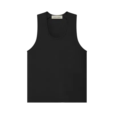 Pre-owned Essentials Fear Of God  Signature Slim Tank 'vintage Black' | Women's Size Xl