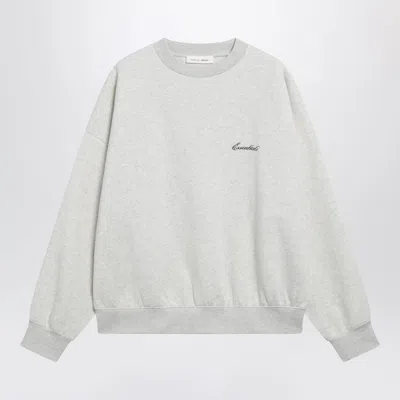 Essentials Fear Of God  Signature Ss26 Crewneck Sweatshirt In Fleece Oatmeal In White