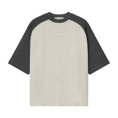 Pre-owned Essentials Fear Of God  Signature Tee 'heather Stone/iron Grey' | Men's Size Xl In Gray