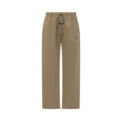Pre-owned Essentials Fear Of God  Signature Track Pants 'dune' | Tan | Men's Size Xs In Brown