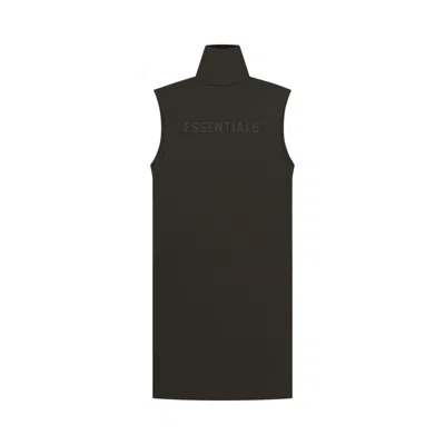 Pre-owned Essentials Fear Of God  Sleeveless T-shirt Dress 'off Black' | Women's Size M