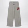 Essentials Logo-patch Drawstring Track Pants In Purple