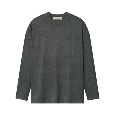 Pre-owned Essentials Fear Of God  Soft Knit Long Sleeve Tee 'iron Grey' | Men's Size M