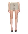 Essentials Drawstring-waist Shorts In Neutral