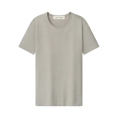 Pre-owned Essentials Fear Of God  Soft Knit Slim Classic Tee 'seal' | Grey | Women's Size Xs