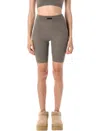 Essentials Fear Of God  Soft Rib Biker Shorts In Brown