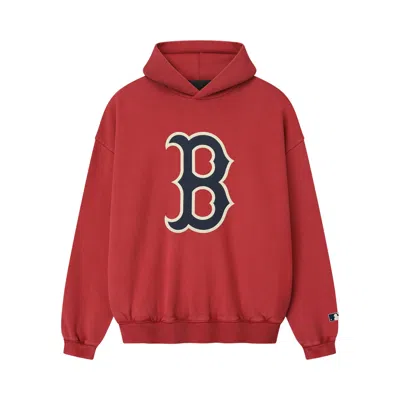 Pre-owned Essentials Fear Of God  Sox Sport Hoodie 'red' | Men's Size Xl