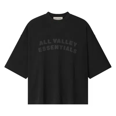 Pre-owned Essentials Fear Of God  Sport Mesh Merch Tee Boxy Fit 'vintage Black' | Men's Size S