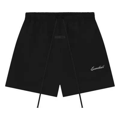 Pre-owned Essentials Fear Of God  Sporty Nylon Classic Short 'jet Black' | Men's Size L