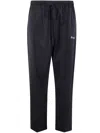 Essentials Logo-embroidered Track Pants In Black