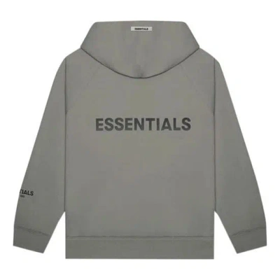 Essentials Fear Of God  Ss20 Full Zip Up Hoodie 'charcoal' In Gray
