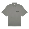 Essentials Fear Of God  Ss20 Logo Polo Shirt 'charcoal'