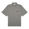 Essentials Fear Of God  Ss20 Logo Polo Shirt 'charcoal'