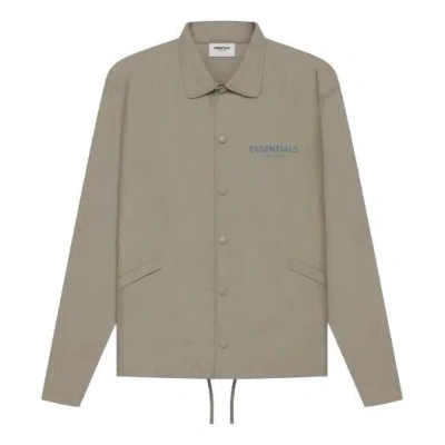 Essentials Fear Of God  Ss21 Coaches Jacket Taupe