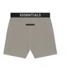 Essentials Fear Of God  Ss21 Cotton-blend Jersey Shorts Grey Flannel In Gray