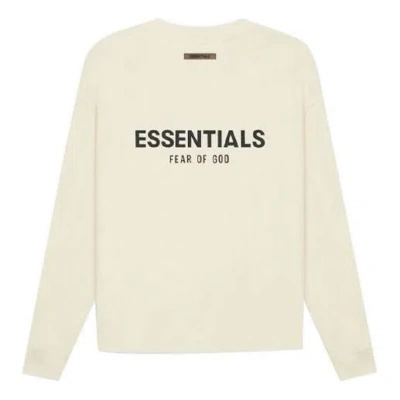 Essentials Fear Of God  Ss21 Long-sleeve T-shirt 'cream'