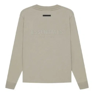 Essentials Fear Of God  Ss21 Long Sleeve T-shirt 'moss'