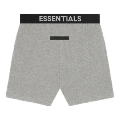 Essentials Fear Of God  Ss21 Lounge Short Dark Heather Oatmeal In Multi
