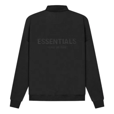 Essentials Fear Of God  Ss21 Mockneck Half Zip 'black'