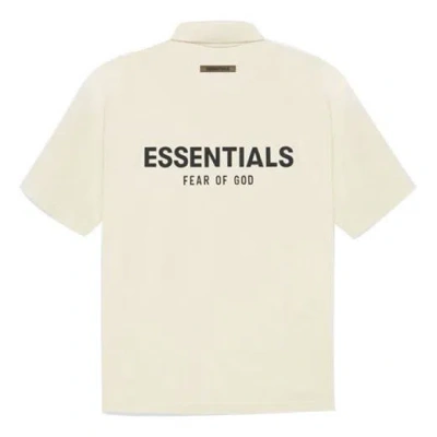 Essentials Fear Of God  Ss21 Polo Shirt 'buttercream'