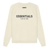 Essentials Fear Of God  Ss21 Pull-over Crewneck Buttercream Cream