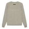 Essentials Fear Of God  Ss21 Pull-over Crewneck Moss In Neutral