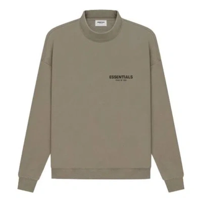 Essentials Fear Of God  Ss21 Pull-over Mockneck Taupe
