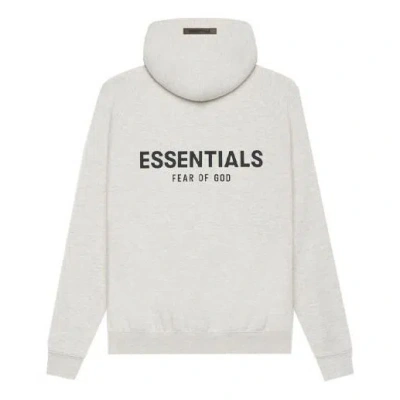 Essentials Fear Of God  Ss21 Pullover Hoodie 'light Heather Oatmeal'