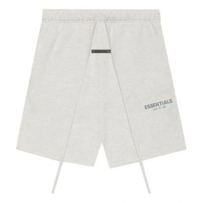 Essentials Fear Of God  Ss21 Sweatshort 'light Heather Oatmeal' In Gray