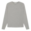 Essentials Fear Of God  Ss21 Thermal Henley Long Sleeve Dark Heather Oatmeal In Gray