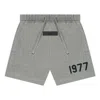 Essentials Fear Of God  Ss22 1977 Sweatshorts 'dark Oatmeal' In Gray