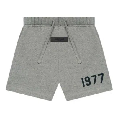 Essentials Fear Of God  Ss22 1977 Sweatshorts 'dark Oatmeal' In Gray