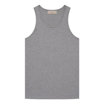 Essentials Fear Of God  Ss22 3 Pack Tank 'dark Oatmeal' In Grey