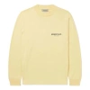 Essentials Fear Of God  Ss22 Appliqud Logo-print Cotton-jersey T-shirt Cream
