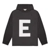 Essentials Fear Of God  Ss22 Big E Knit Hoodie 'iron Grey'