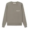 Essentials Fear Of God  Ss22 Crewneck 'desert Taupe' In Gray