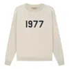 Essentials Fear Of God  Ss22  Crewneck 1977 'wheat' In White