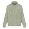 Essentials Fear Of God  Ss22 Knit Turtleneck Seafoam In Green