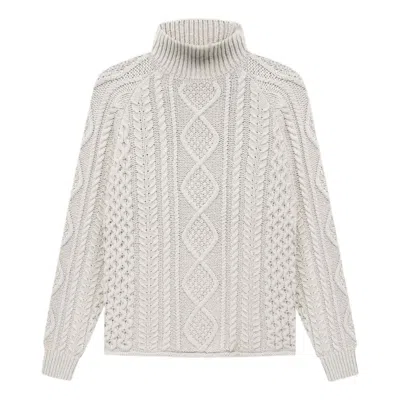 Essentials Fear Of God  Ss22 Knit Turtleneck Wheat In Gray