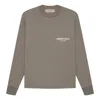 Essentials Fear Of God  Ss22 Mens Long Sleeve Tee 'desert Taupe'