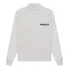 Essentials Fear Of God  Ss22 Mockneck 'light Oatmeal' In White