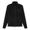 Essentials Polar Fleece Zip-front Jacket In Black