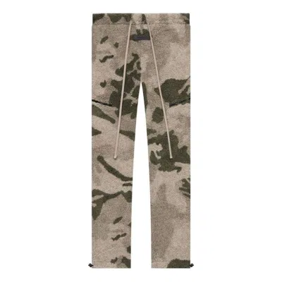Essentials Fear Of God  Ss22 Polar Fleece Pant Camo In Neutral