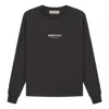 Essentials Fear Of God  Ss22 Relaxed Crewneck Iron In Black